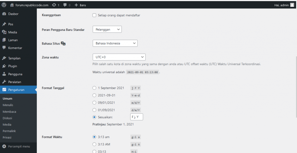 Cara Setting WordPress Lengkap 2020